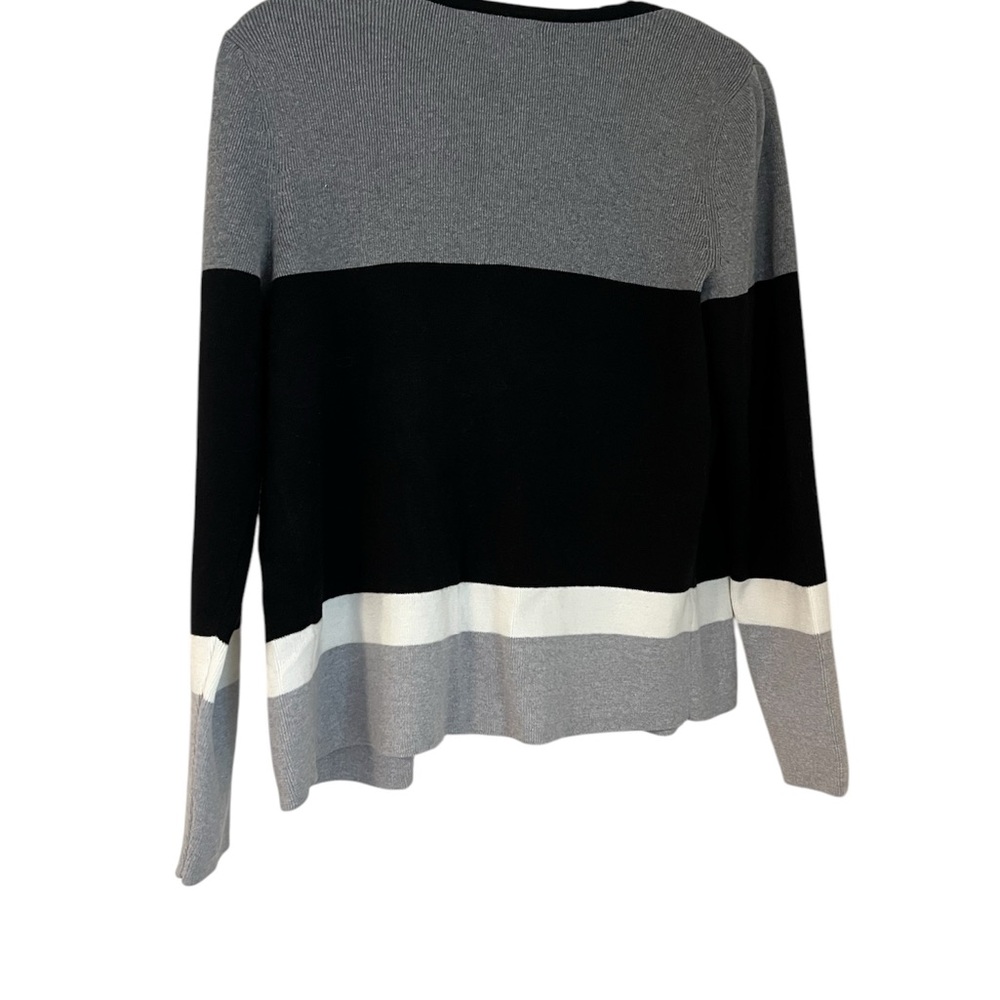 Colorblock Open Front Cardigan - Picture 3 of 4